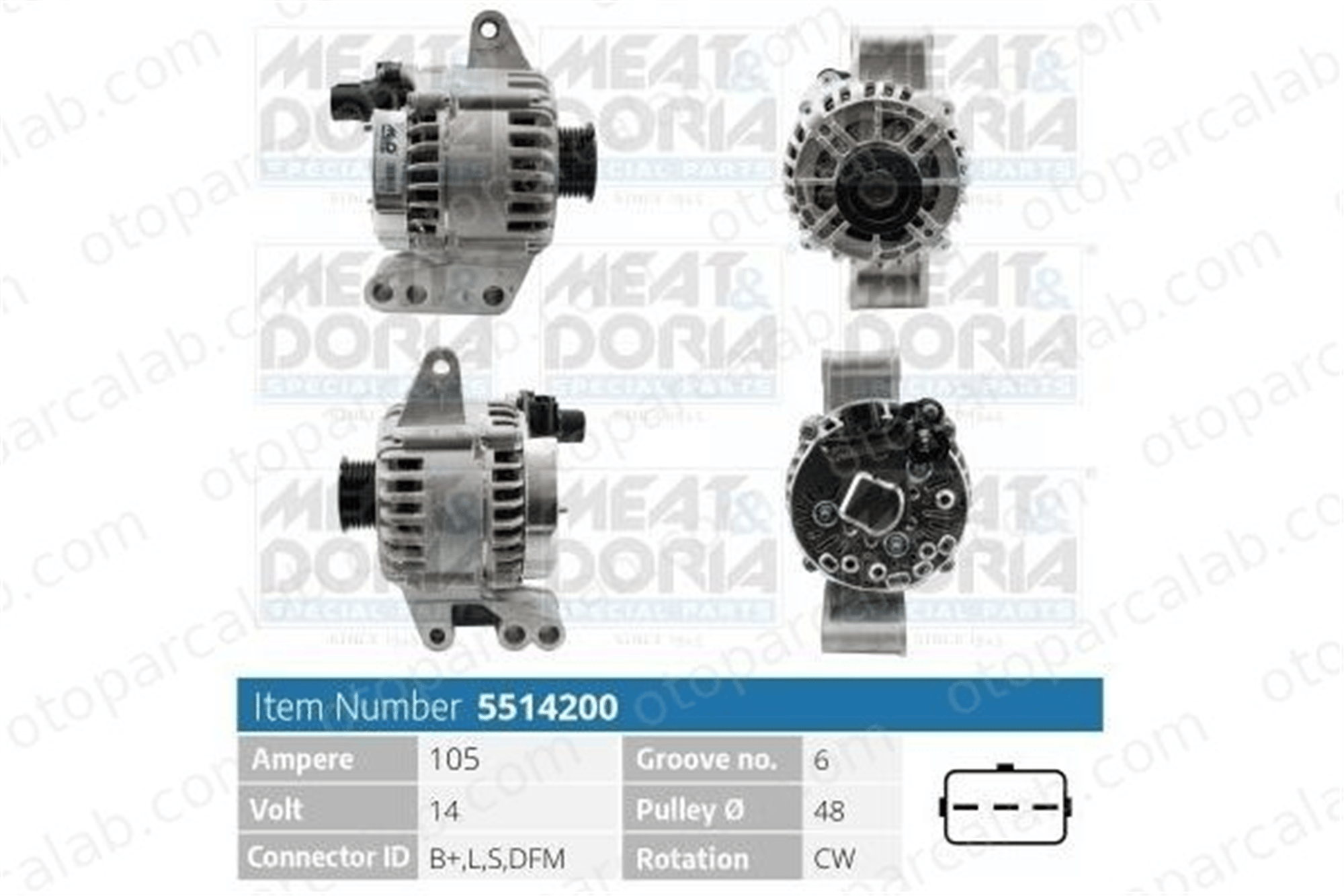 FORD ORJINAL 2S6T10300FA Alternatör FORD FIESTA V KA 2S6T10300FA 1763861