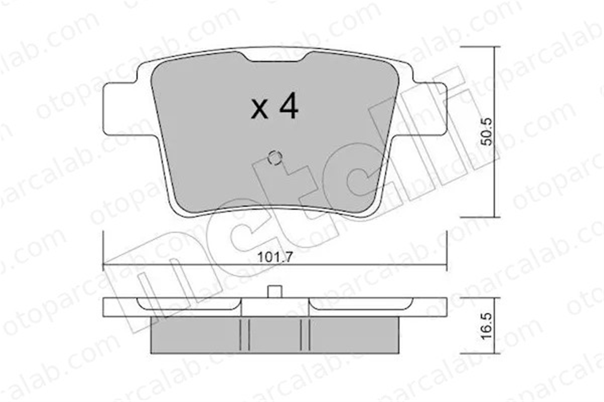 FORD ORJINAL 4S712M008AB Fren Disk Balata Arka FORD MONDEO III MONDEO III Sedan 4S712M008AB 1356392