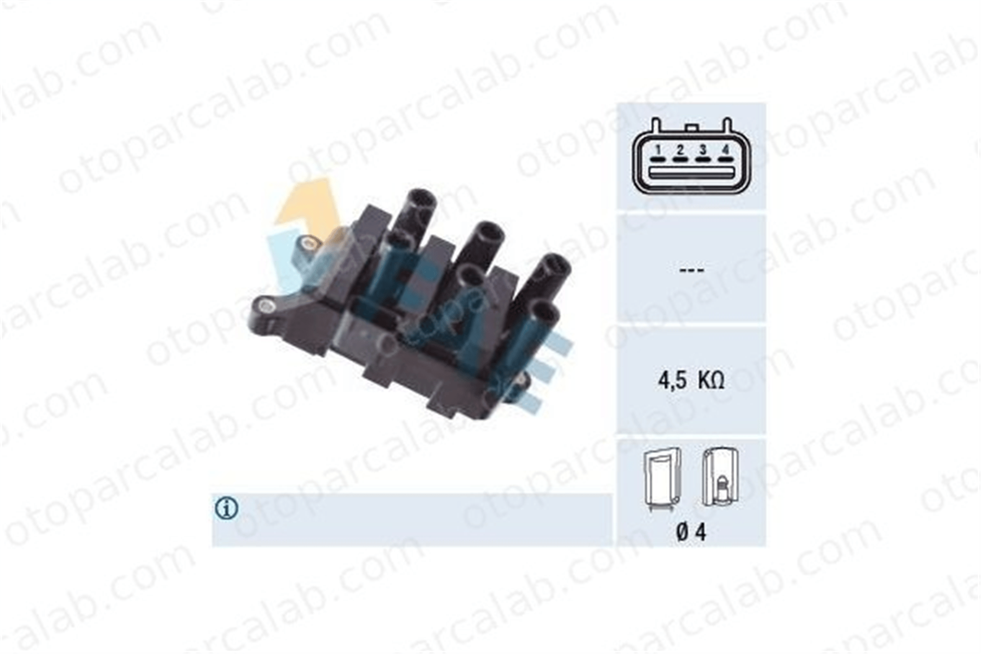 FORD ORJINAL 5F2E12029AB Ateşleme Bobini FORD COUGAR MONDEO III 5F2E12029AB 1F2Z12029AC