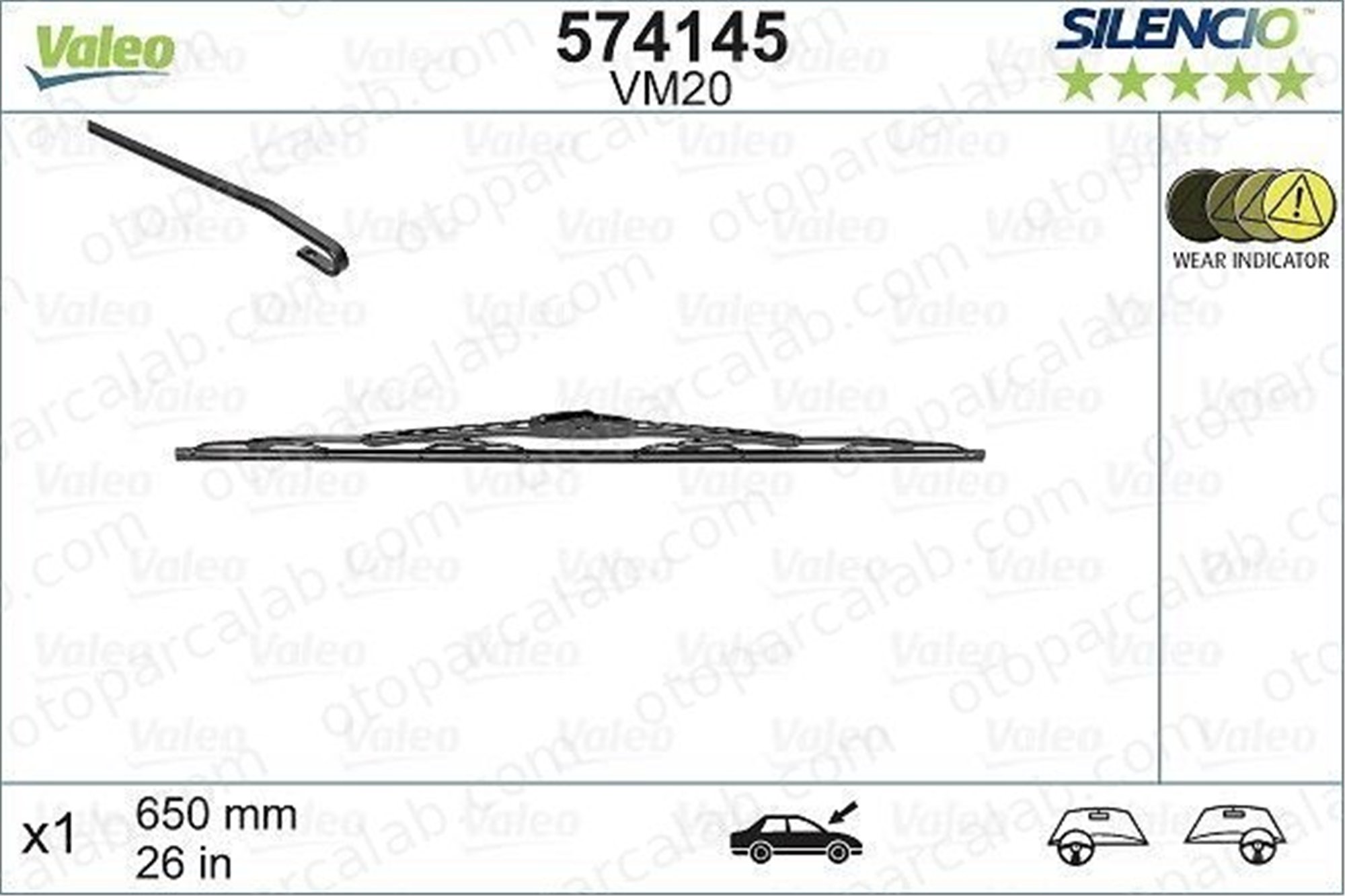 FORD ORJINAL 6C1117528AA Silecek Süpürgesi Ön FORD TRANSIT Panelvan/Van TRANSIT Platform şasi 6C1117528AA 1729847