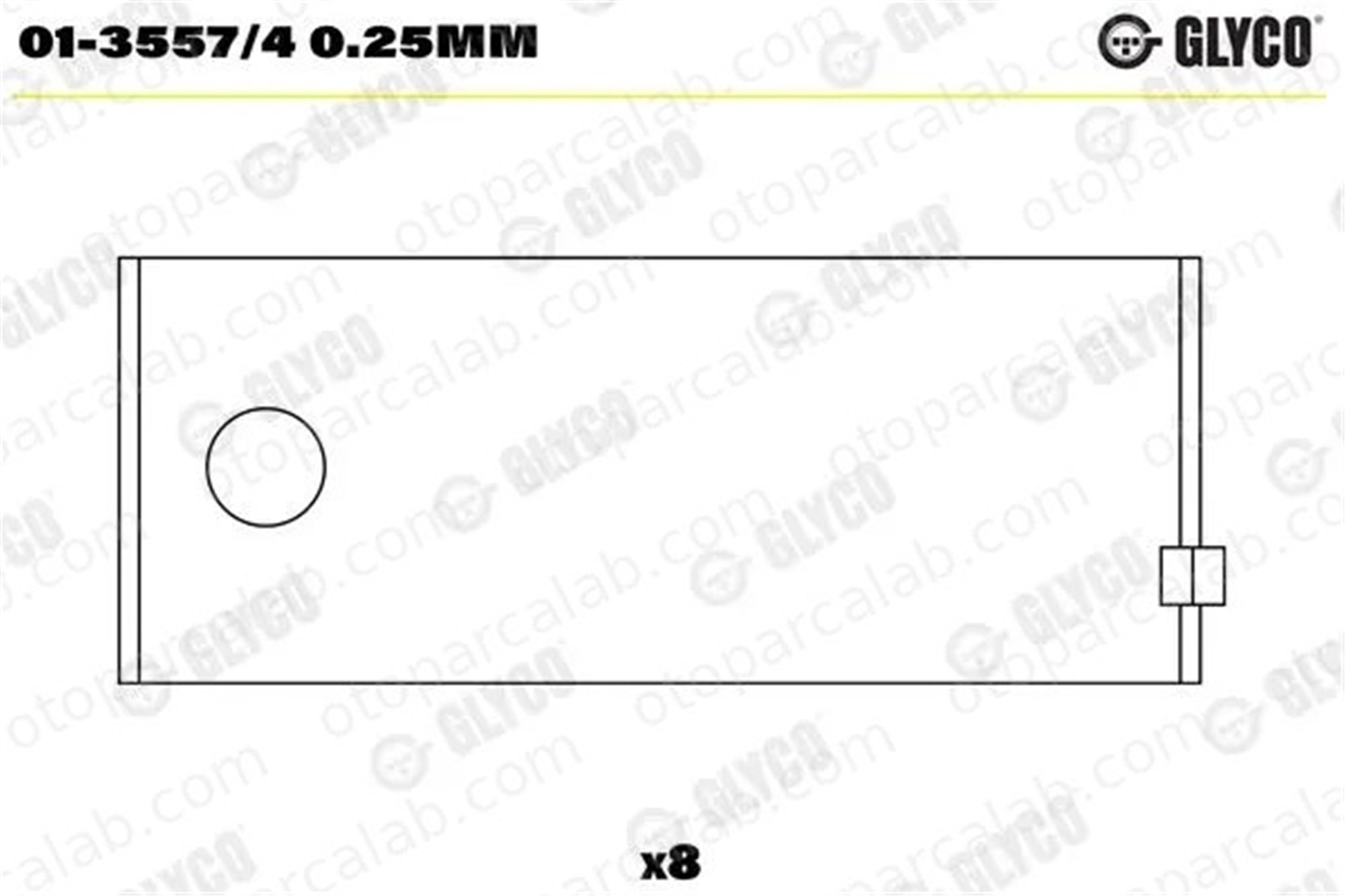 FORD ORJINAL 81SM6211RA Kol Yatak (0.25) FORD ORION II ESCORT III 81SM6211RA 6061939