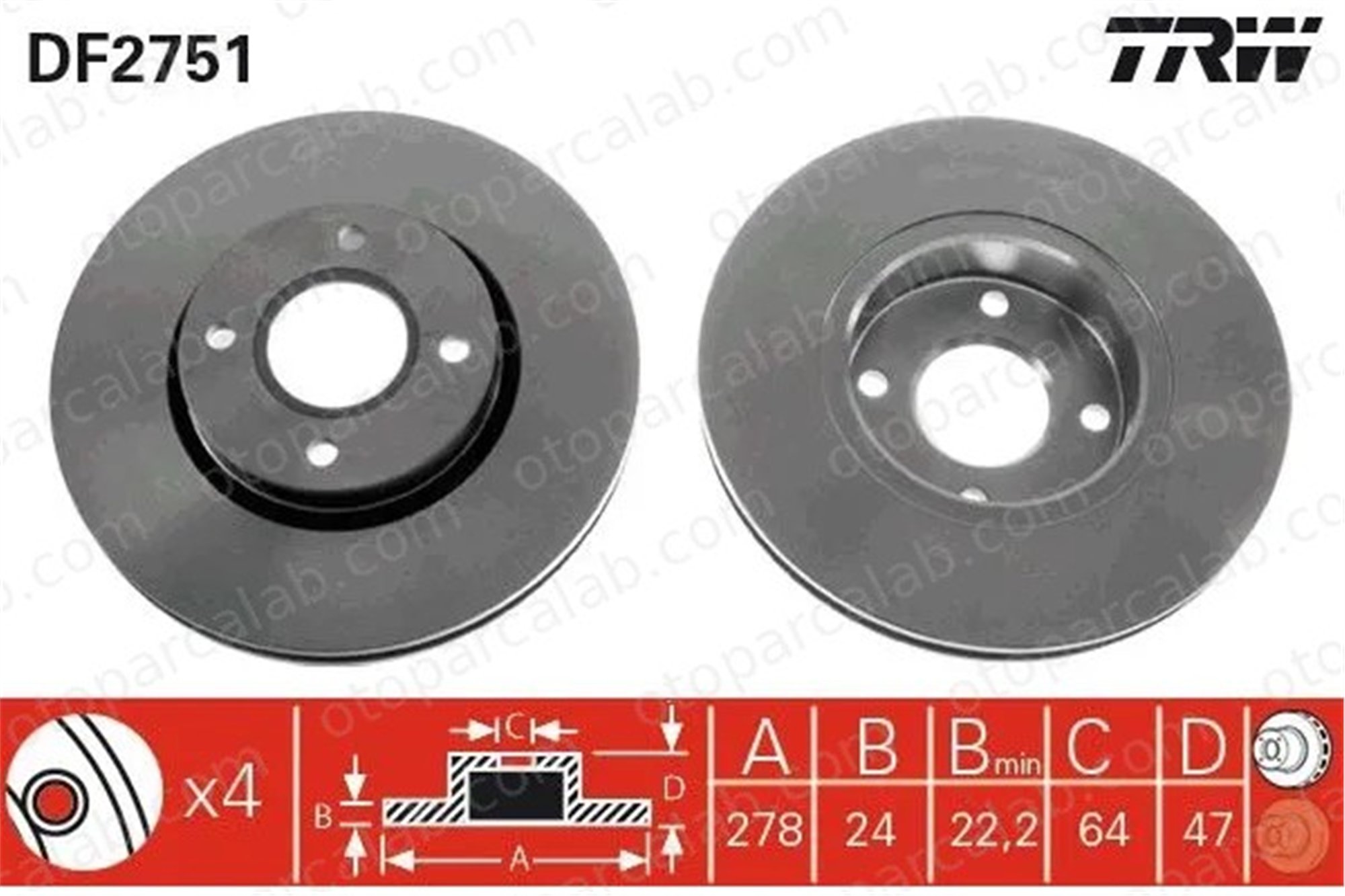 FORD ORJINAL 93BX1125CB Fren Disk Ayna Ön Sağ ve Sol FORD MONDEO II Turnier MONDEO I 93BX1125CB 5026785