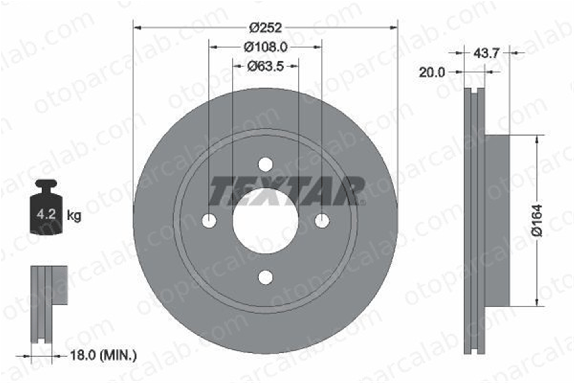 FORD ORJINAL 93BX2A315AF Fren Disk Ayna Arka Sağ ve Sol FORD MONDEO I MONDEO I Turnier 93BX2A315AF 1025911