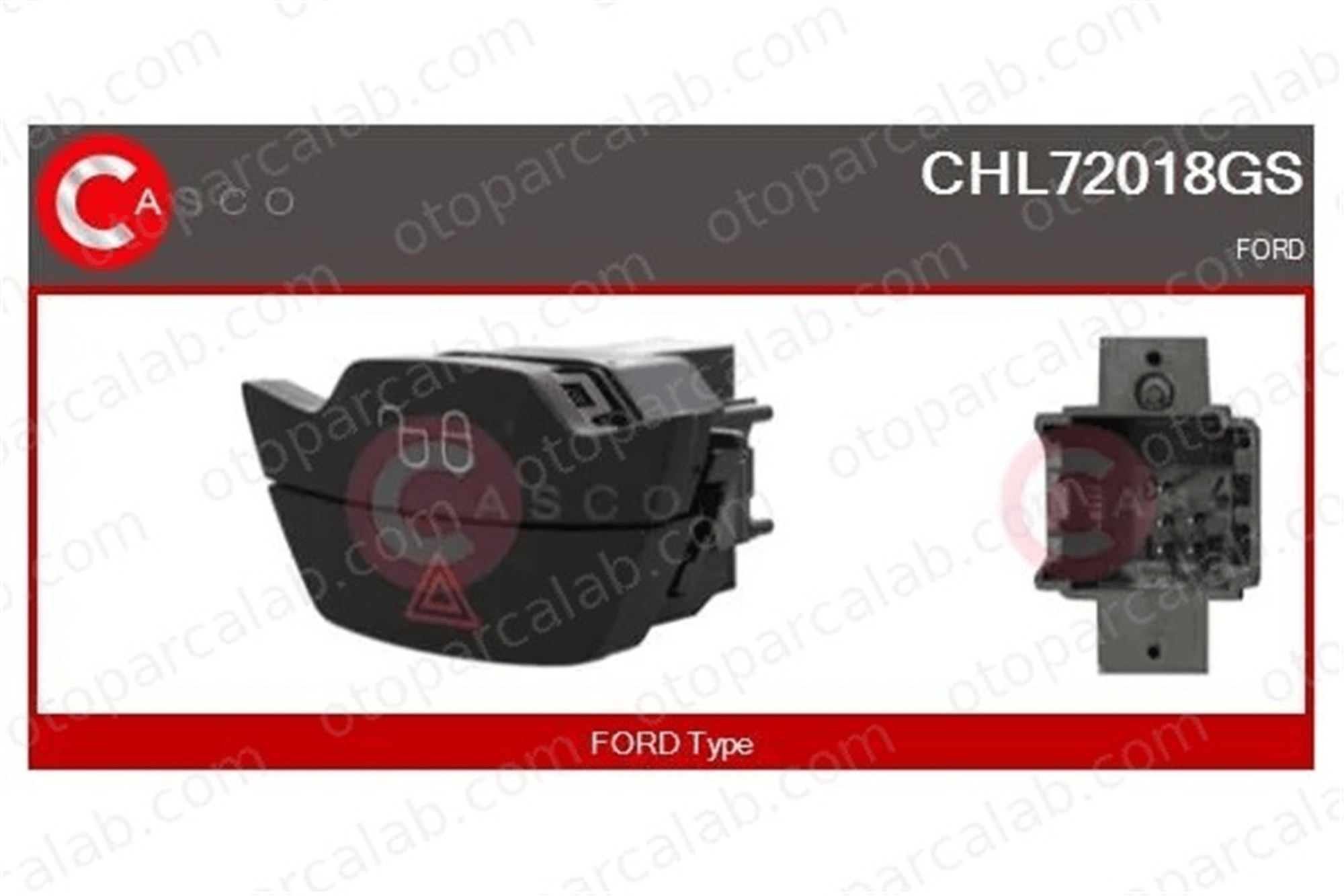 FORD ORJINAL AM5T13A350AA Dörtlü Flaşör Düğmesi FORD C-MAX II FOCUS III AM5T13A350AA 1690881