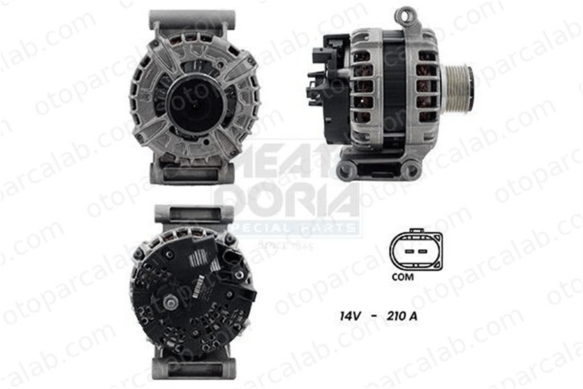 FORD ORJINAL BK3T10300EC Alternatör FORD TRANSIT V363 Panelvan/Van TRANSIT V363 Minibüs/Otobüs BK3T10300EC 1820604