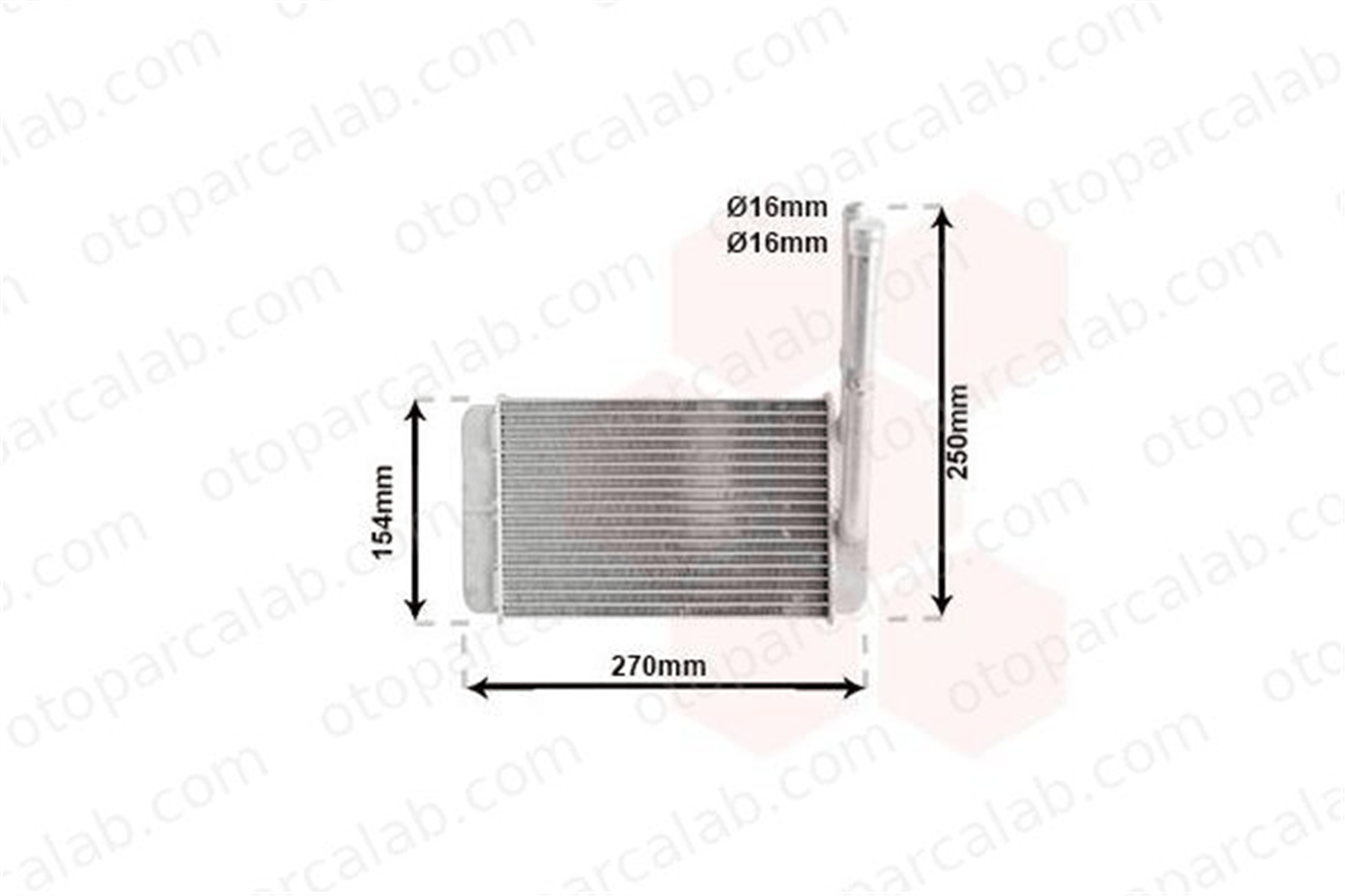 FORD ORJINAL E4RH18476AA Kalorifer Radyatörü FORD TRANSIT Minibüs/Otobüs TRANSIT Panelvan/Van E4RH18476AA 1655910