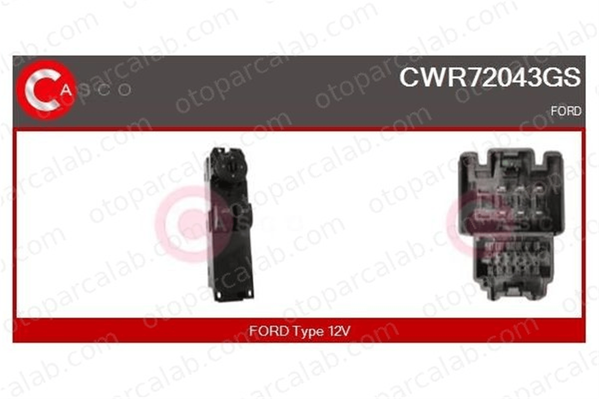 FORD ORJINAL ET76240A41AD3JA6 Cam Açma Düğmesi Ön Sol FORD TOURNEO COURIER B460 MPV TRANSIT COURIER B460 Kasa/büyük limuzin DT1T14A132FB 2120871