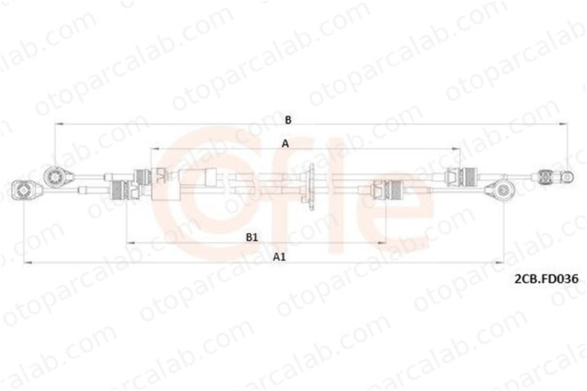 FORD ORJINAL JK2R7E395EE Vites Değiştirme Teli FORD TRANSIT CUSTOM V362 Minibüs/Otobüs TRANSIT CUSTOM V362 Panelvan/Van JK2R7E395EE 2588678