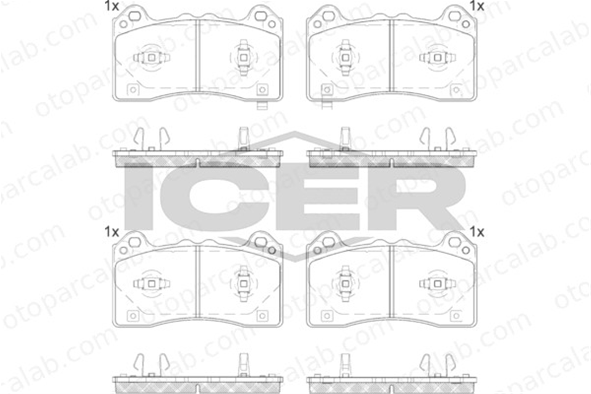 FORD ORJINAL KTLJ9C2K021FEC Fren Disk Balata Ön FORD FOCUS IV FOCUS IV Turnier KTLJ9C2K021FEC 2483460