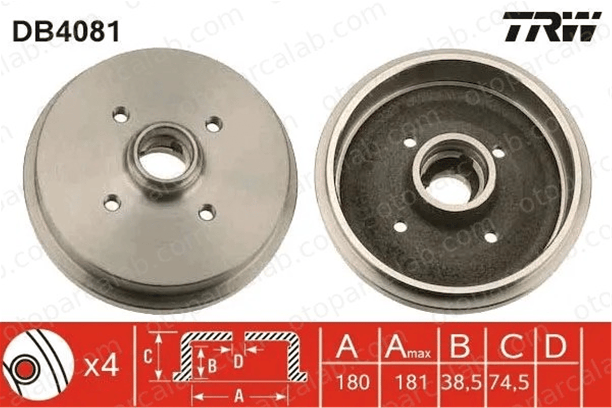 FORD ORJINAL ME1C1J1126AE Kampana Arka Sağ veya Sol VW GOLF II JETTA II 191501615B 171501615B