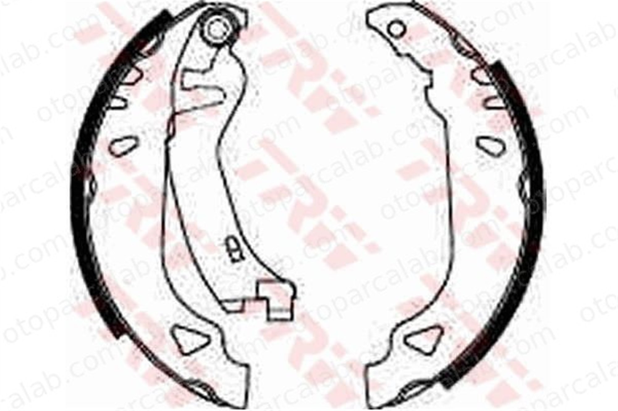 FROW 156.1103.001 Fren Pabuçlu Balata Arka FIAT TIPO TEMPRA 5890500