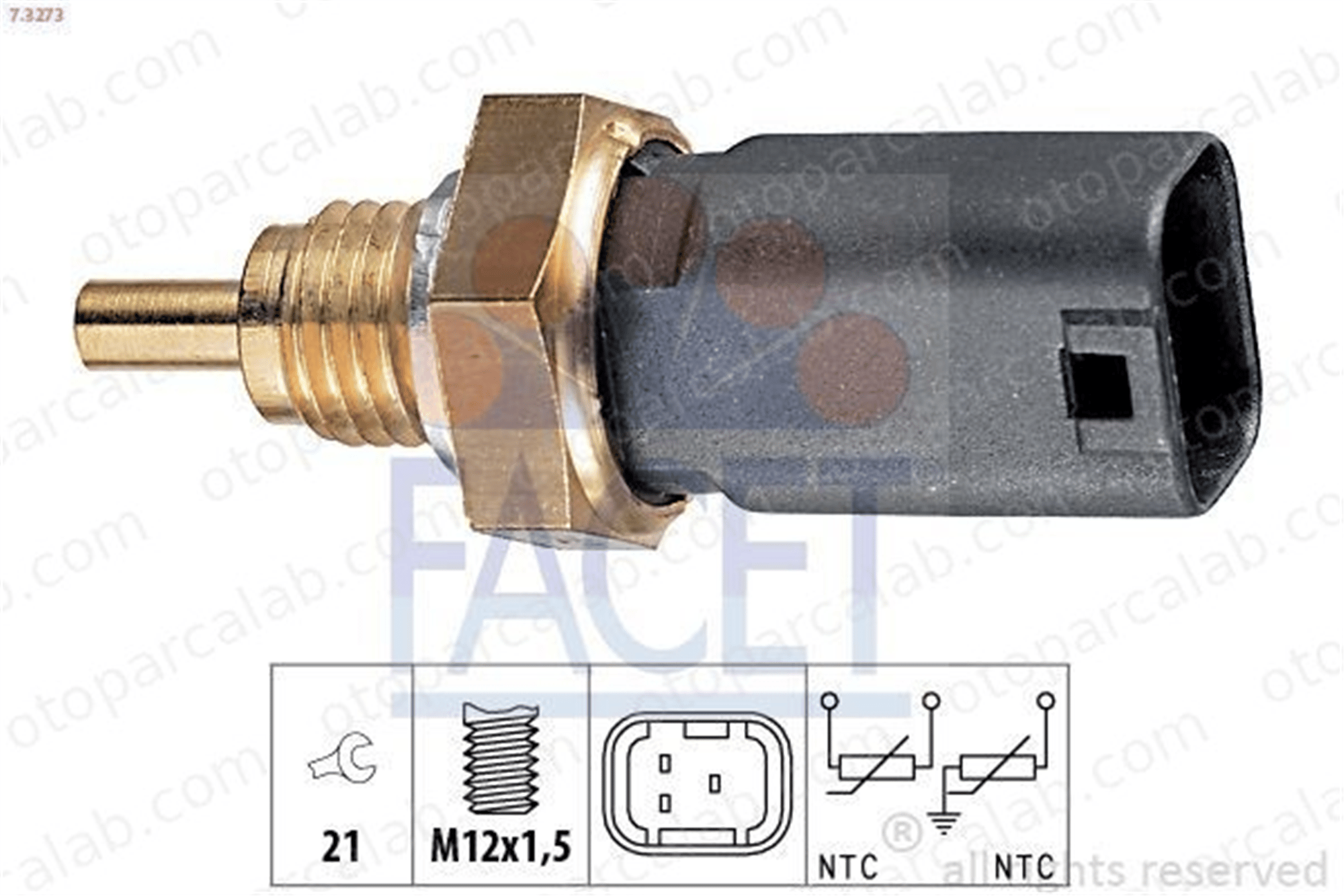 FROW 160.1911.001 Hararet Müşürü FIAT PALIO PALIO Weekend 46474599 46753479
