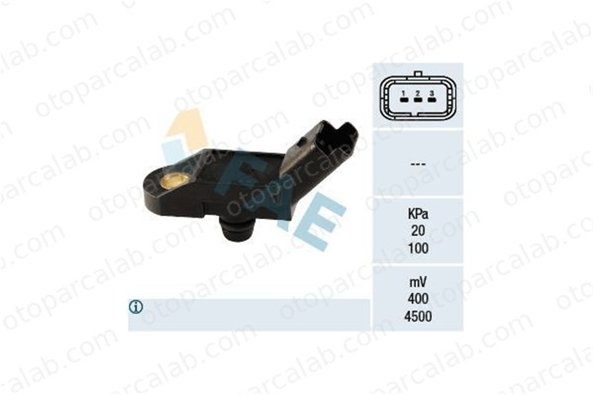 FROW 256.1905.002 MAP Sensörü PEUGEOT 406 Break CITROËN XSARA 96394190 1920AN