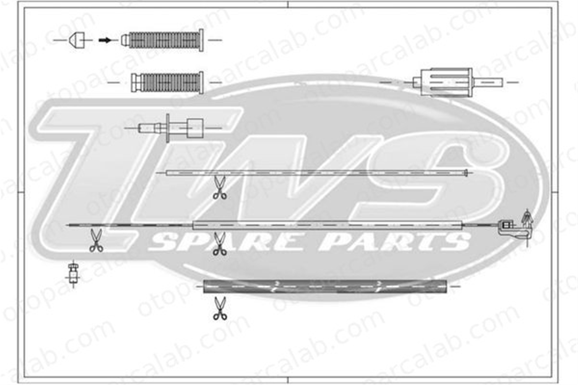 FROW 256.2201.001 Gaz Teli CITROËN BX XANTIA 1629G0