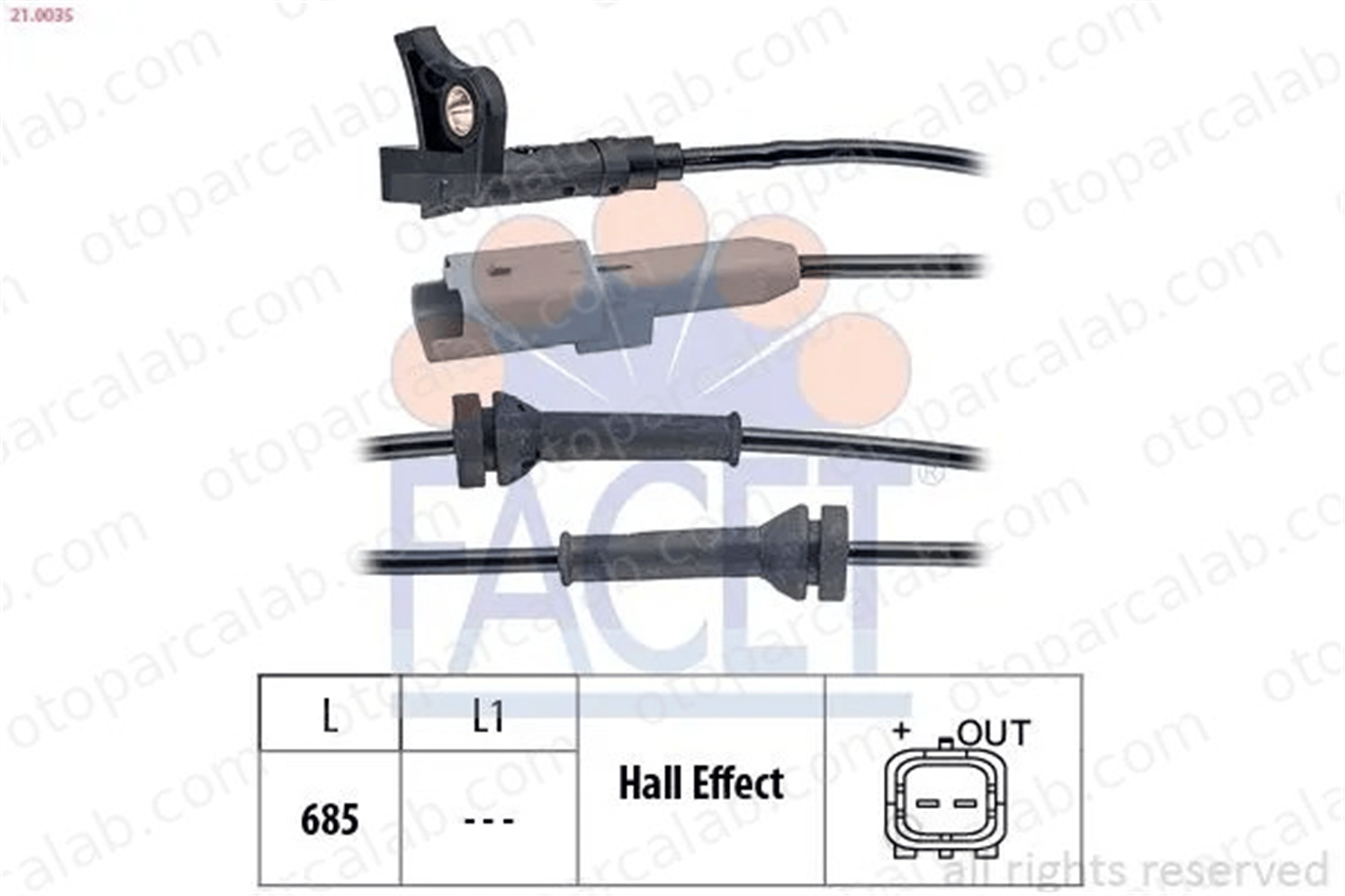 FROW 257.1905.009 Abs Sensörü Ön Sağ veya Sol PEUGEOT 308 I 308 SW I 4545K3