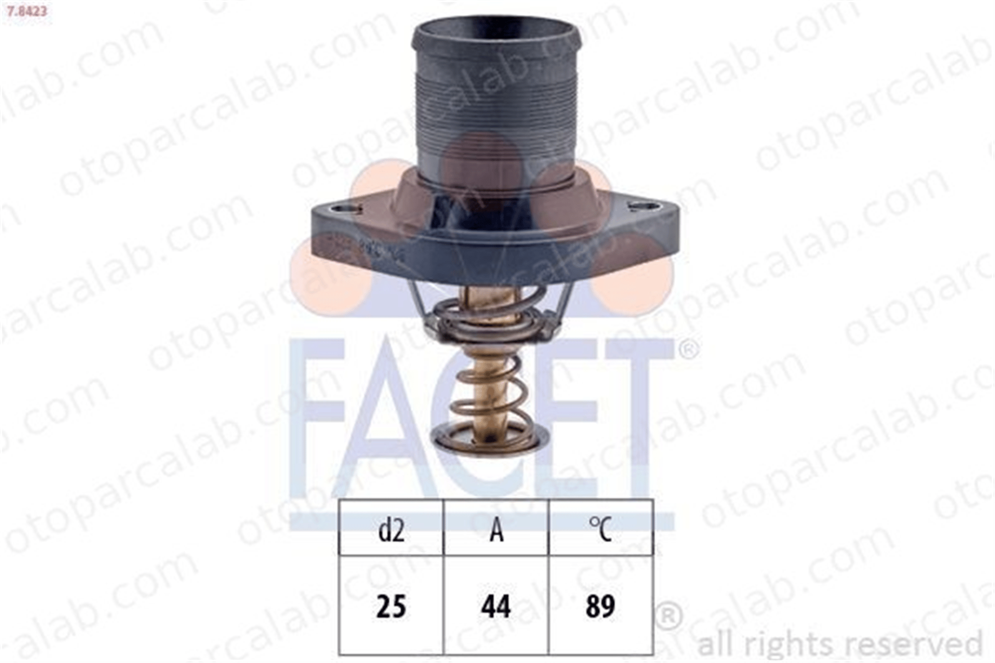 FROW 261.1405.001 Termostat 89 °C PEUGEOT 407 SW 406 Break 1338A0
