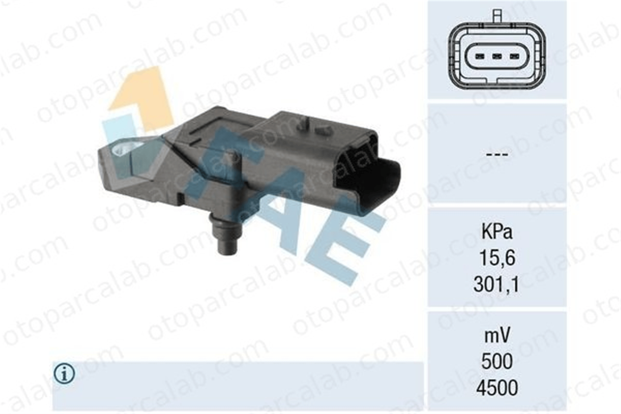 FROW 282.1905.003 MAP Sensörü CITROËN C3 AIRCROSS II C4 CACTUS Van 9675320480