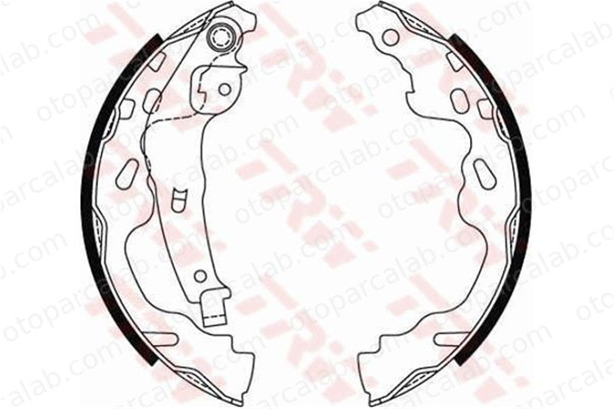 FROW 301.1103.001 Fren Pabuçlu Balata Arka OPEL AGILA SUZUKI SWIFT III 4241N2
