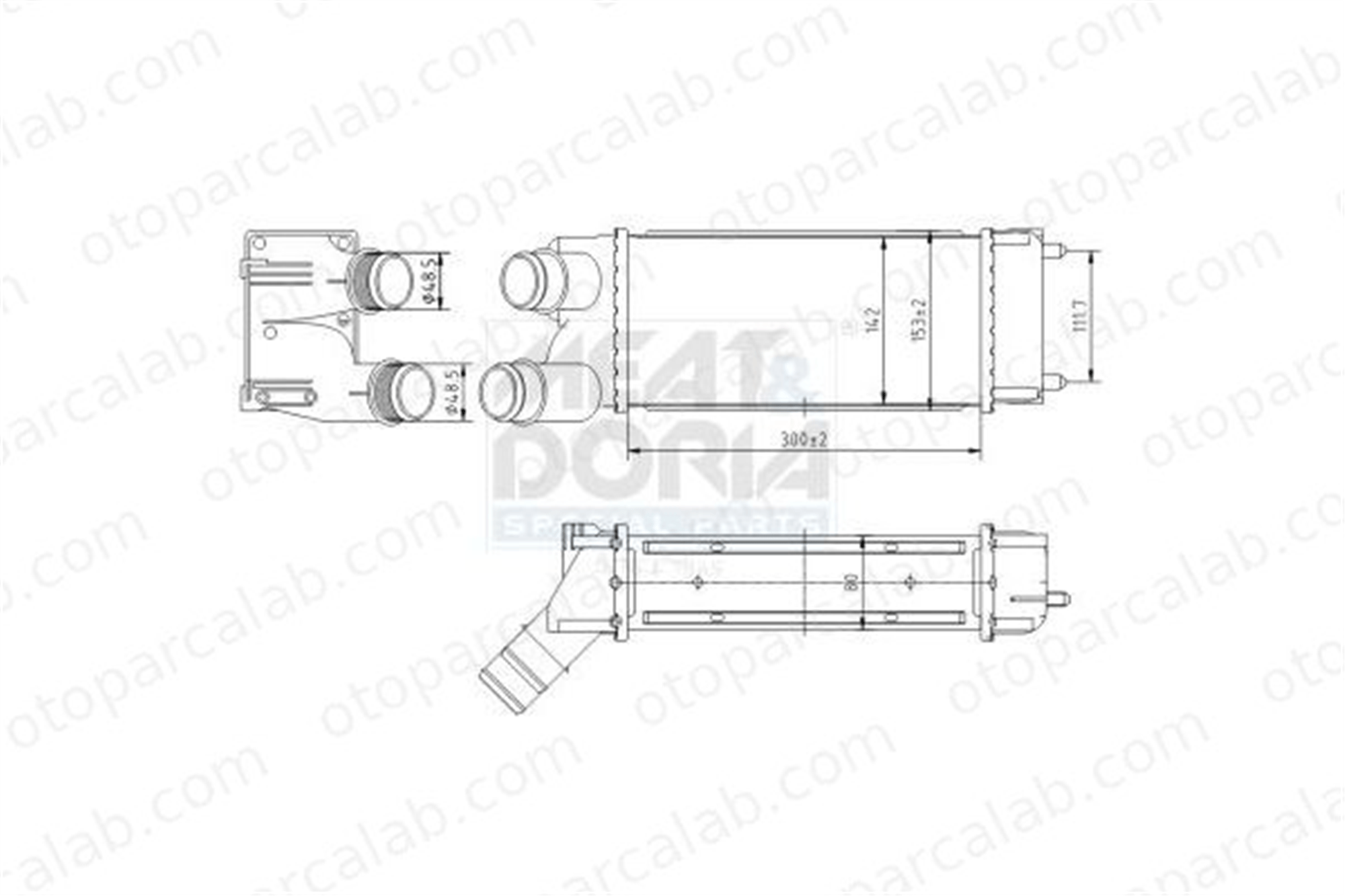 FROW 314.1423.001 Turbo Radyatörü PEUGEOT PARTNER Kasa/büyük limuzin CITROËN BERLINGO Kasa/büyük limuzin 384L9 00000384L9