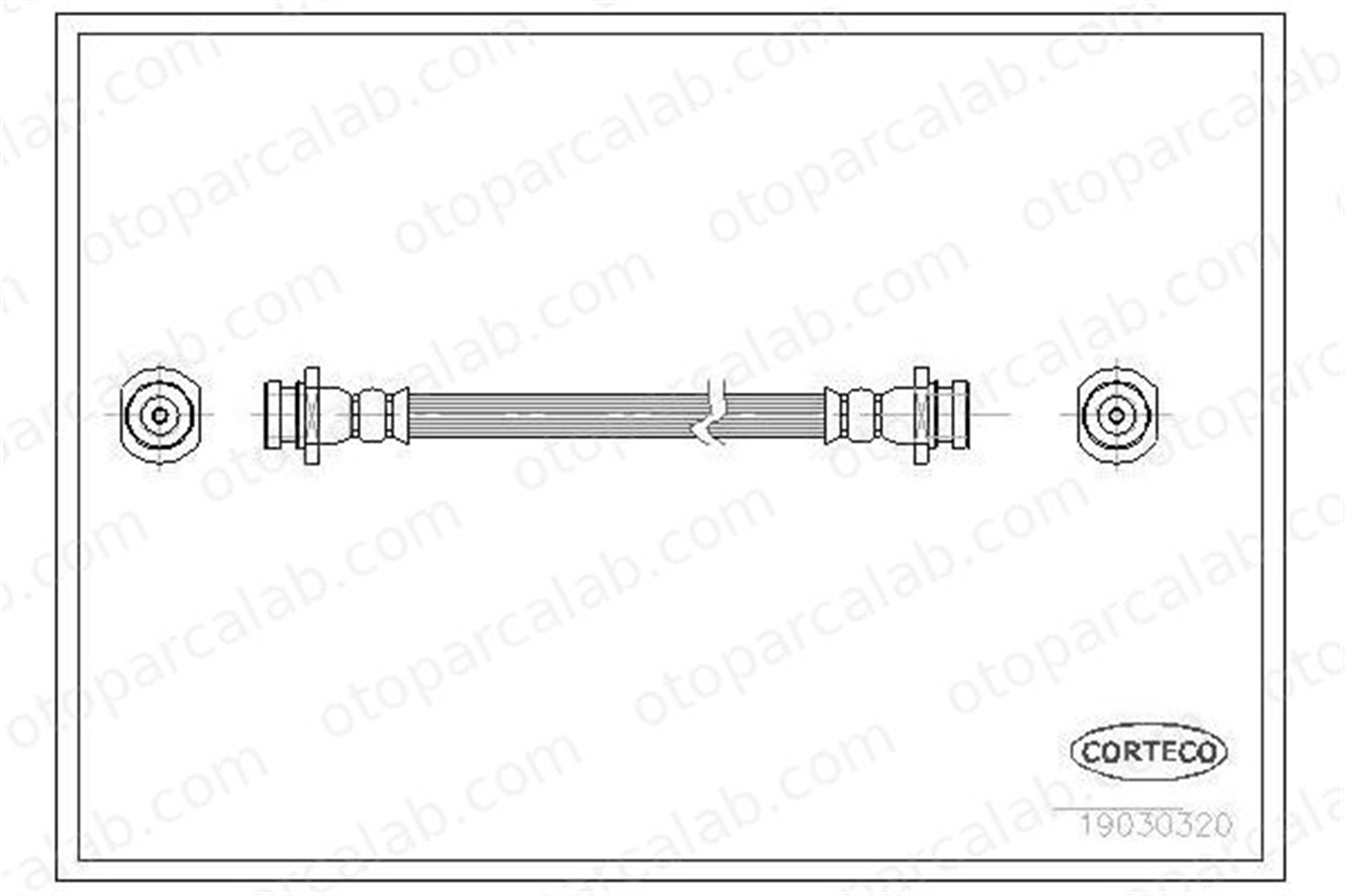 FROW 365.1112.002 Fren Hortumu Arka Sağ veya Sol OPEL AGILA 4701124