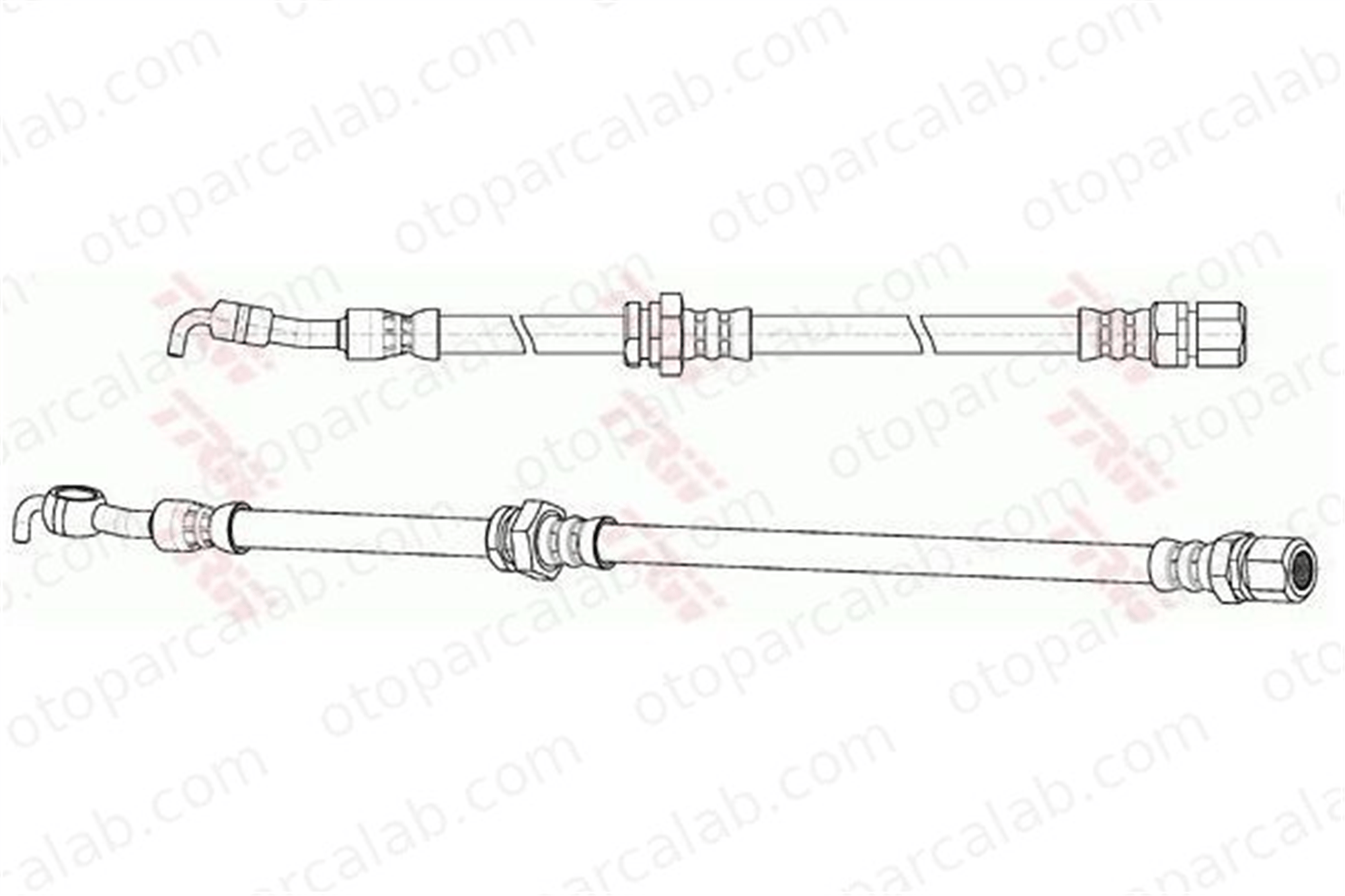 FROW 388.1112.004 Fren Hortumu Arka Sağ veya Sol CHEVROLET LACETTI NUBIRA Sedan 96404803