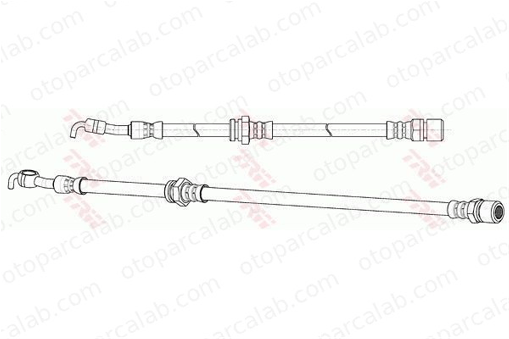 FROW 388.1112.003 Fren Hortumu Arka Sağ CHEVROLET LACETTI NUBIRA Sedan 96404804