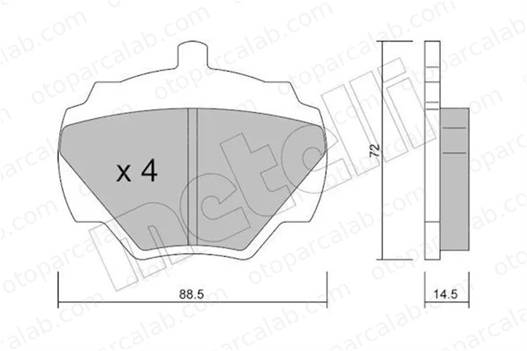 FROW 391.1102.003 Fren Disk Balata Arka PORSCHE CAYENNE PANAMERA GBP266 4E0698151G