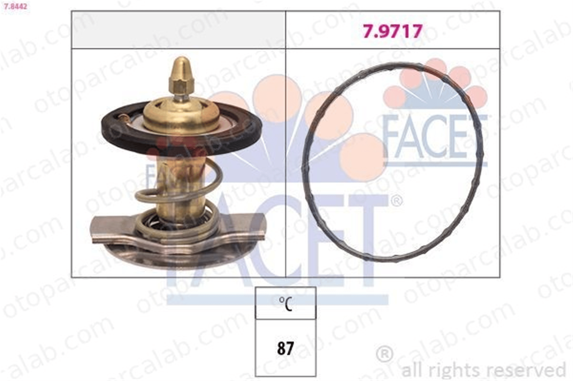 FROW 451.1405.003 Termostat 87 °C MERCEDES-BENZ E-SERISI E-SERISI T-Model 1122000015