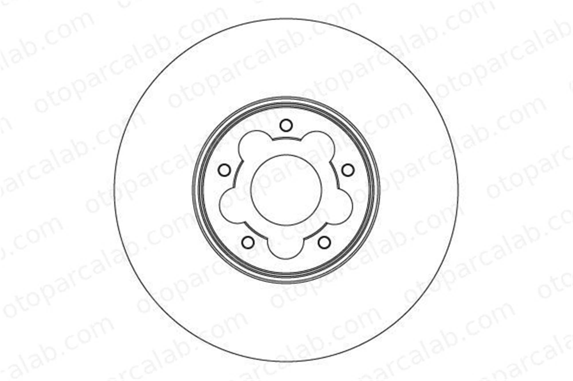 FROW 504.1101.029 Fren Disk Ayna Ön Sağ ve Sol FORD TRANSIT V363 Panelvan/Van TRANSIT CUSTOM V362 Minibüs/Otobüs BK211125FA