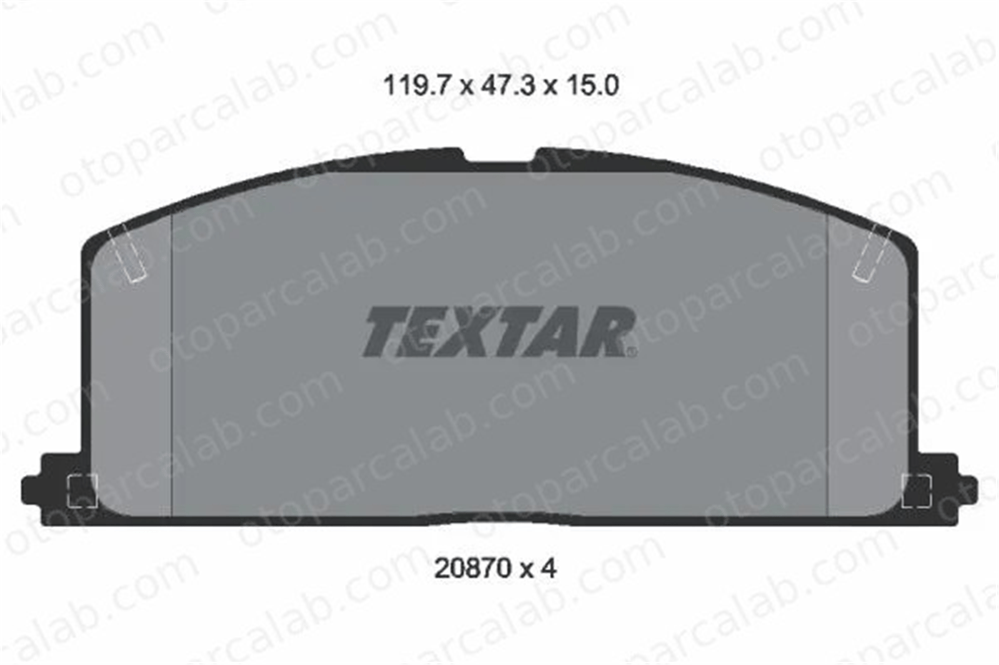 FROW 551.1101.014 Fren Disk Balata Ön TOYOTA COROLLA COROLLA Liftback AY040TY031 94855748