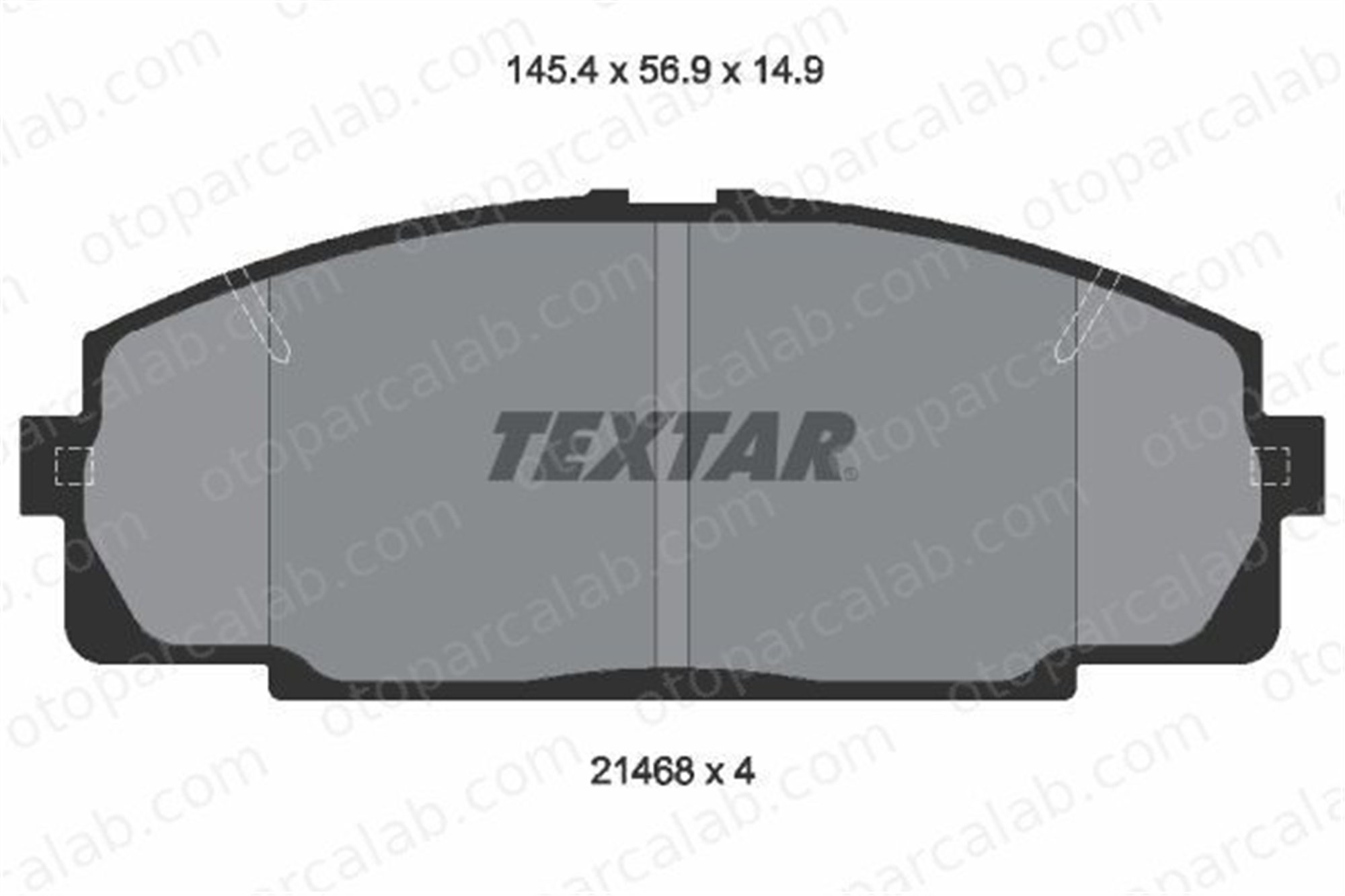 FROW 551.1101.034 Fren Disk Balata Ön TOYOTA HIACE IV Minibüs/Otobüs HIACE IV Panelvan/Van AY040TY001 AY040TY025