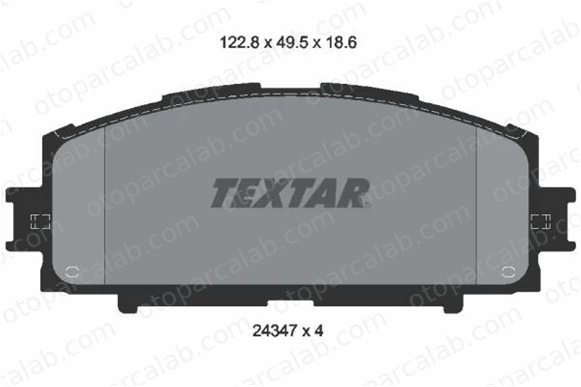 FROW 551.1101.052 Fren Disk Balata Ön TOYOTA YARIS YARIS / VIOS Sedan 446552200M 0446552200M