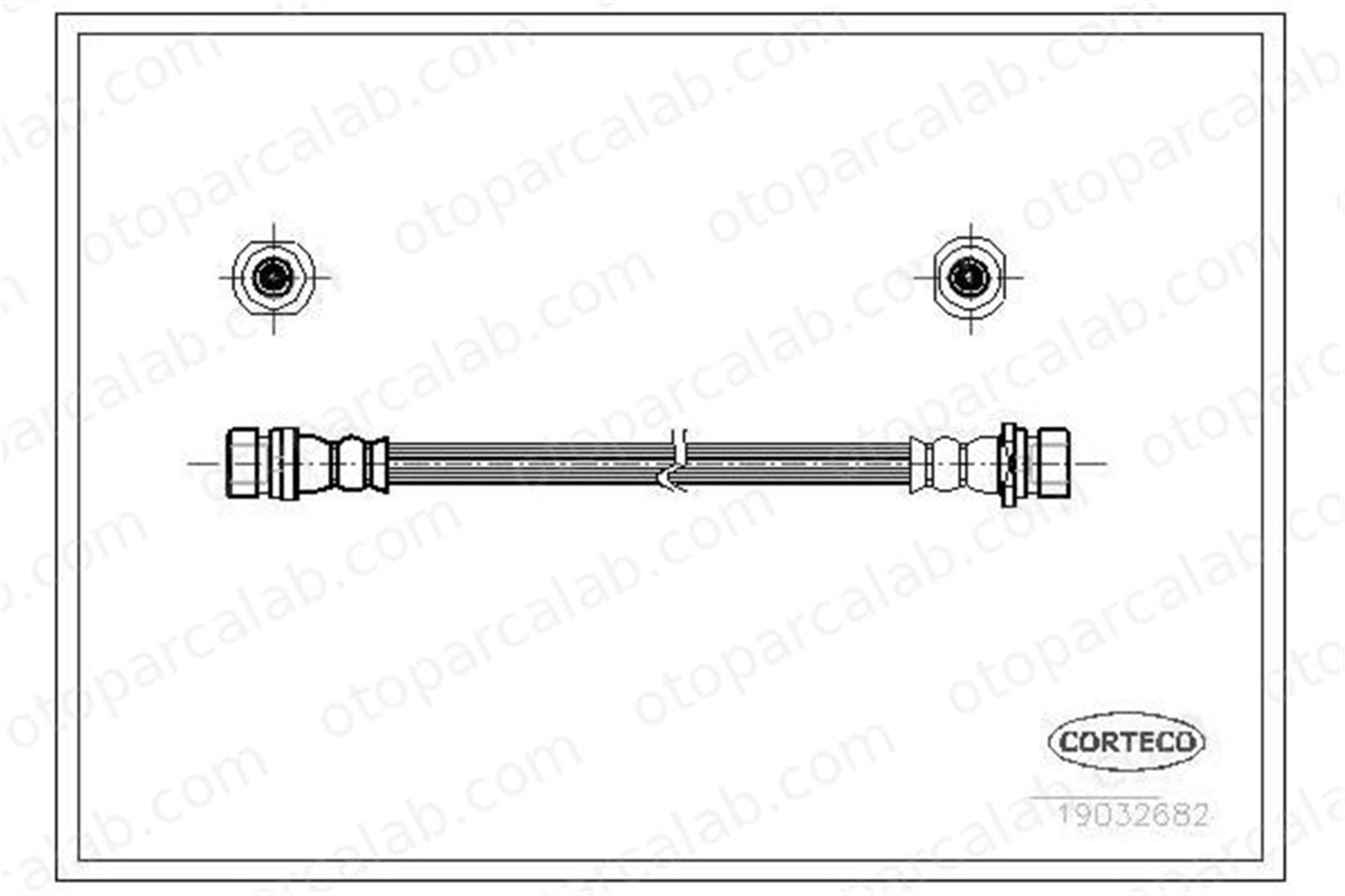FROW 554.1112.021 Fren Hortumu Arka Sağ veya Sol HYUNDAI ACCENT I ACCENT Sedan 5873722100