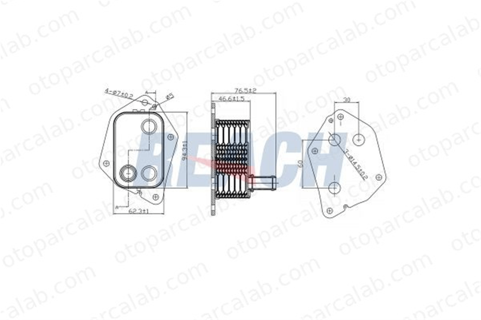 FROW 554.1540.002 Motor Yağ Soğutucu HYUNDAI i30 i30 Station wagon 264102A50