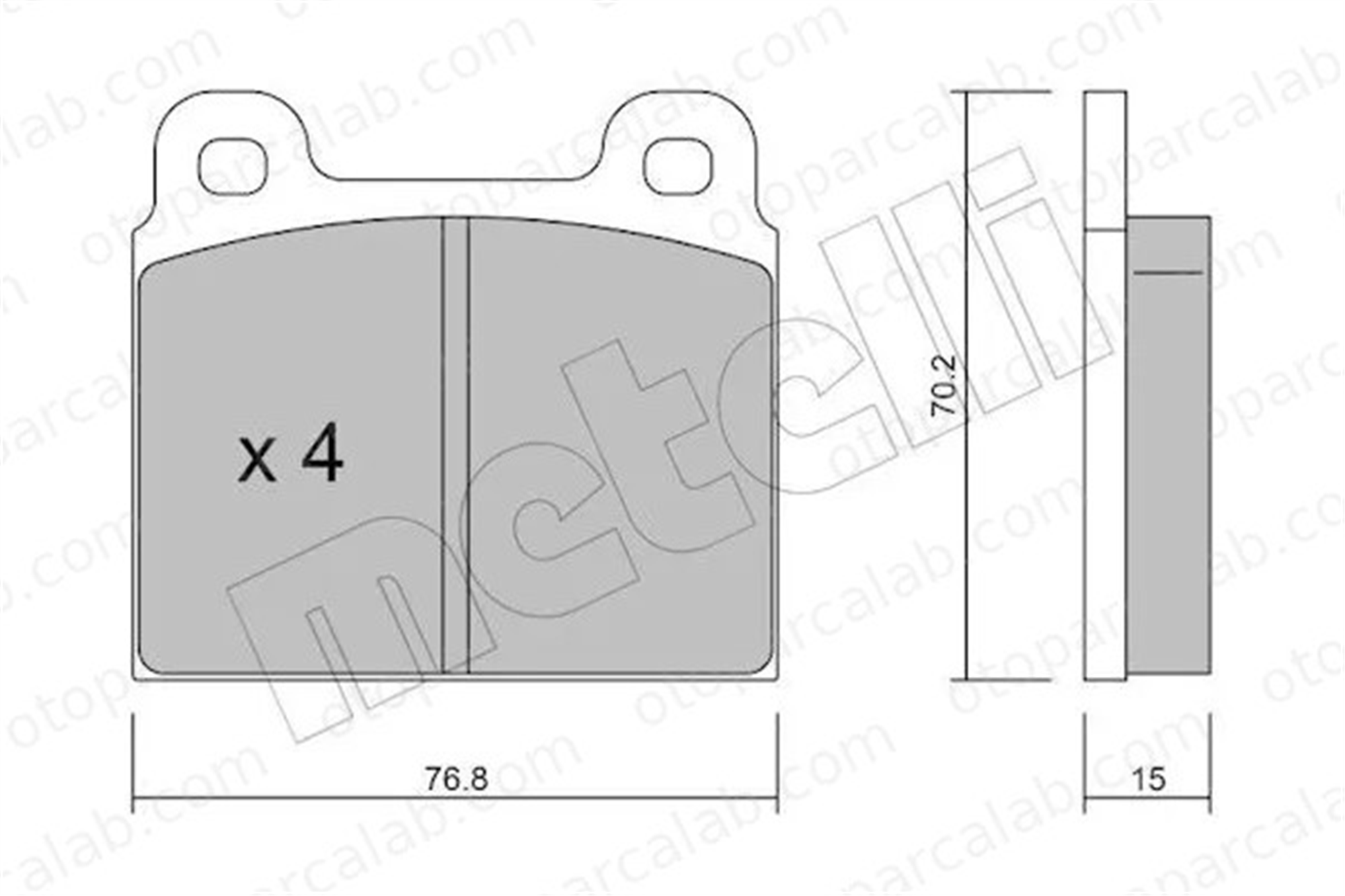 FROW 561.1101.020 Fren Disk Balata Ön NISSAN JUKE SUZUKI SX4 4206620 0004206620