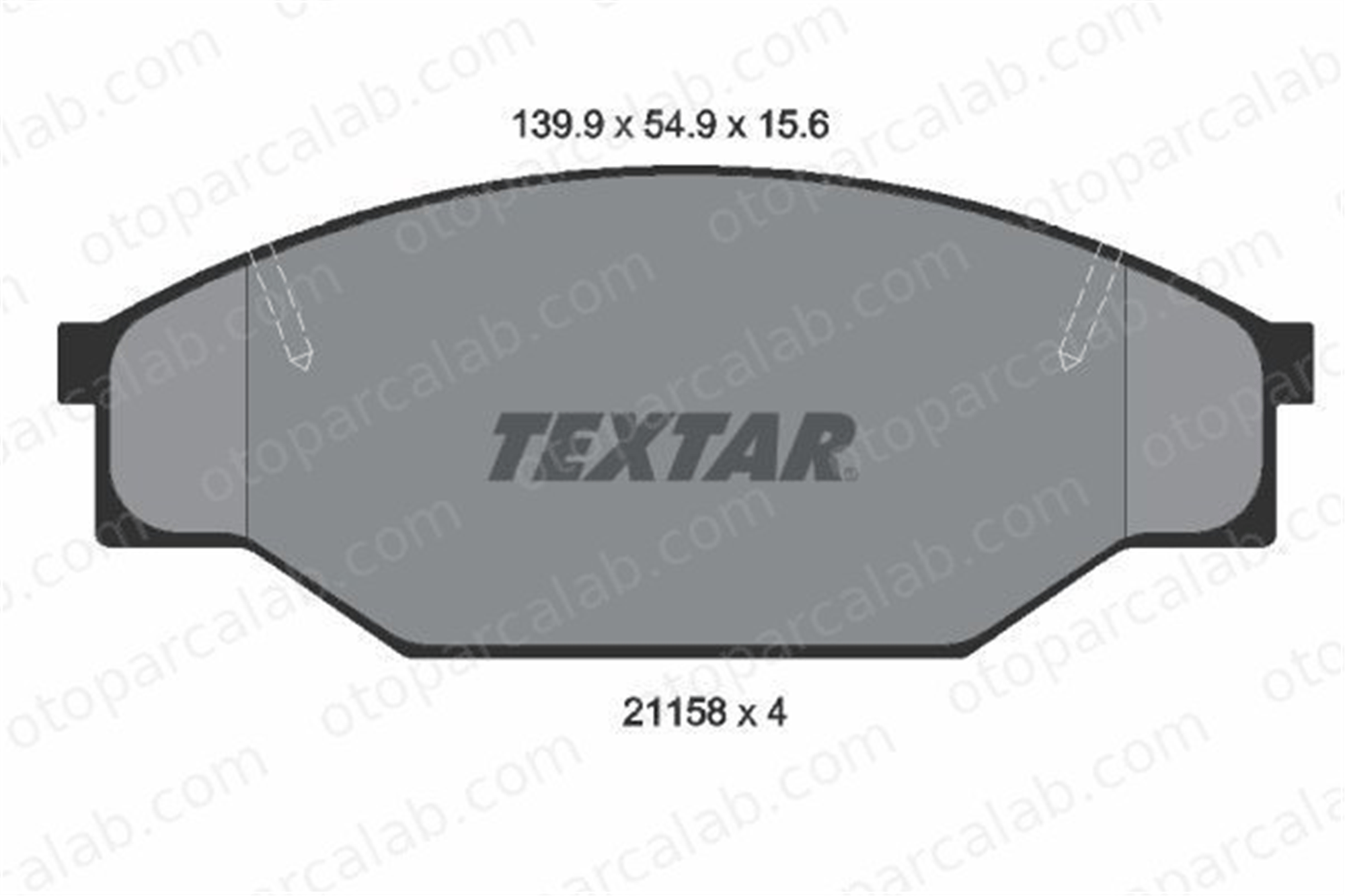 FROW 561.1101.040 Fren Disk Balata Ön SUBARU FORESTER SUZUKI SX4 446526060M 0446526060M