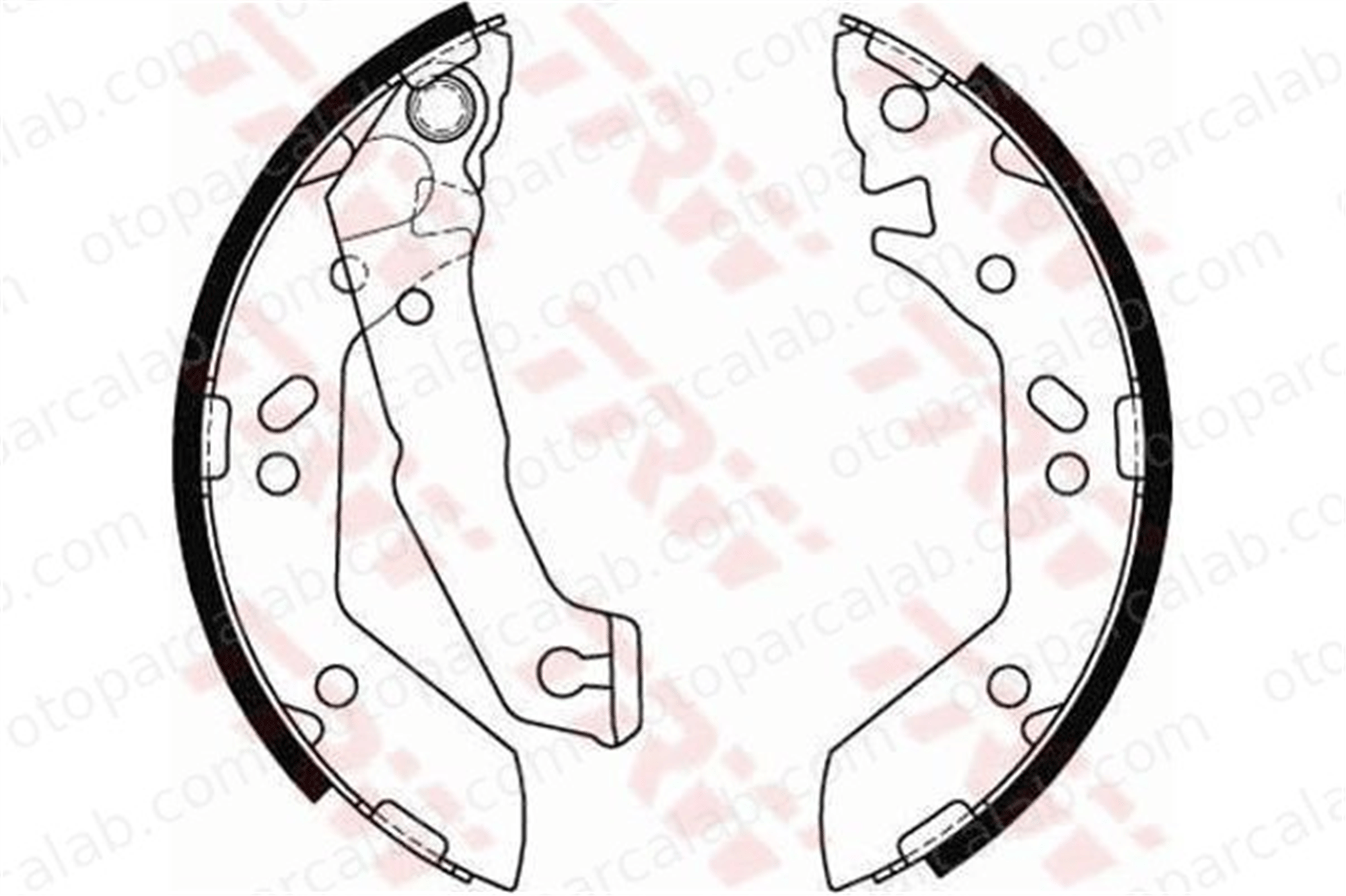 FROW 566.1103.001 Fren Pabuçlu Balata Arka HYUNDAI ACCENT II ACCENT II Sedan 5830525A10