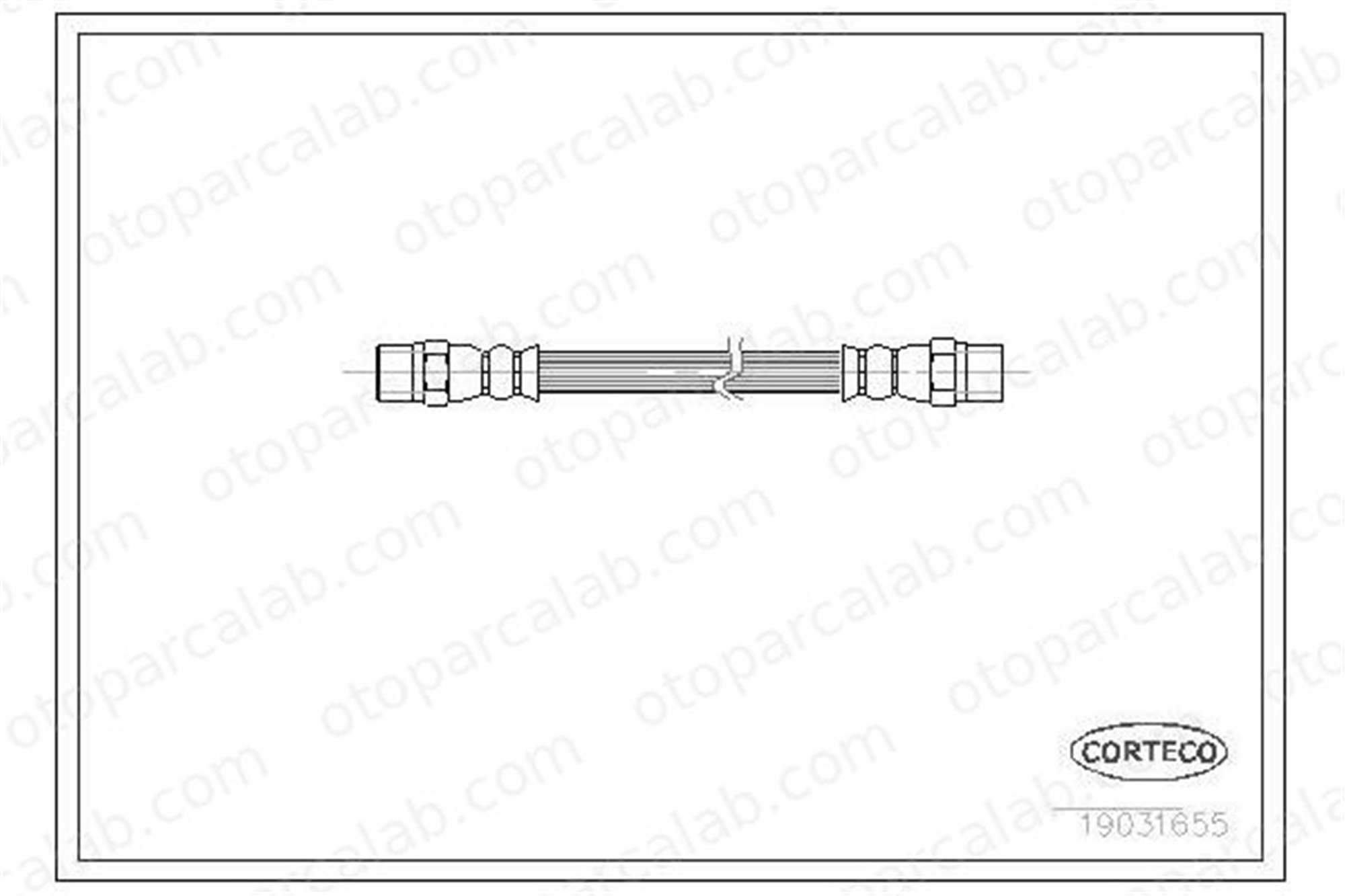 FROW 816.1112.004 Fren Hortumu Arka Sol BMW 5 5 Touring 3432116261