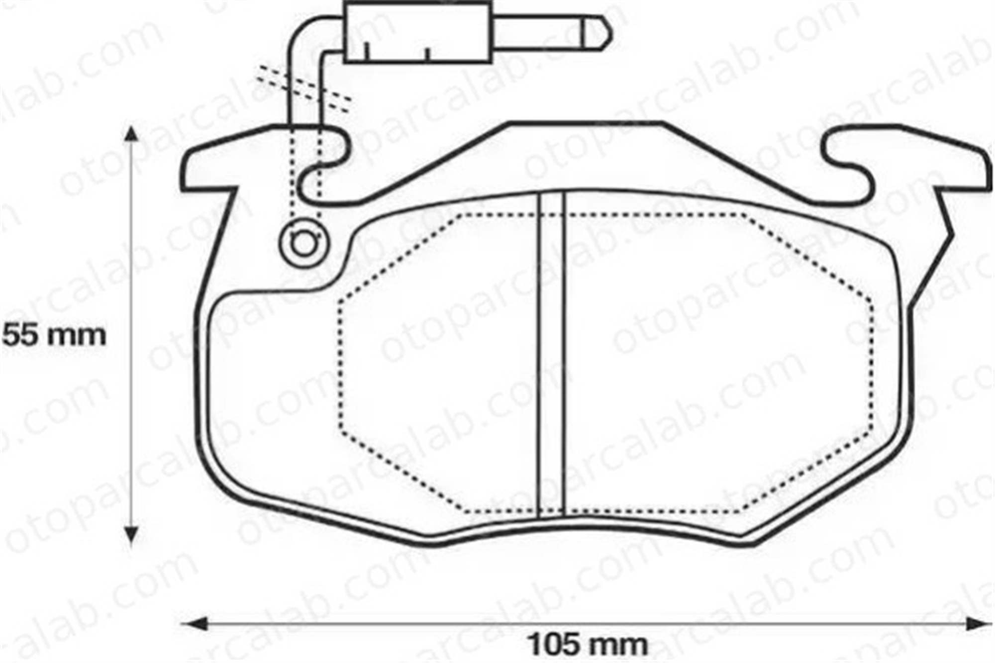 FTE 9001201 Fren Disk Balata Ön CITROËN AX PEUGEOT 106 I 425165 425091