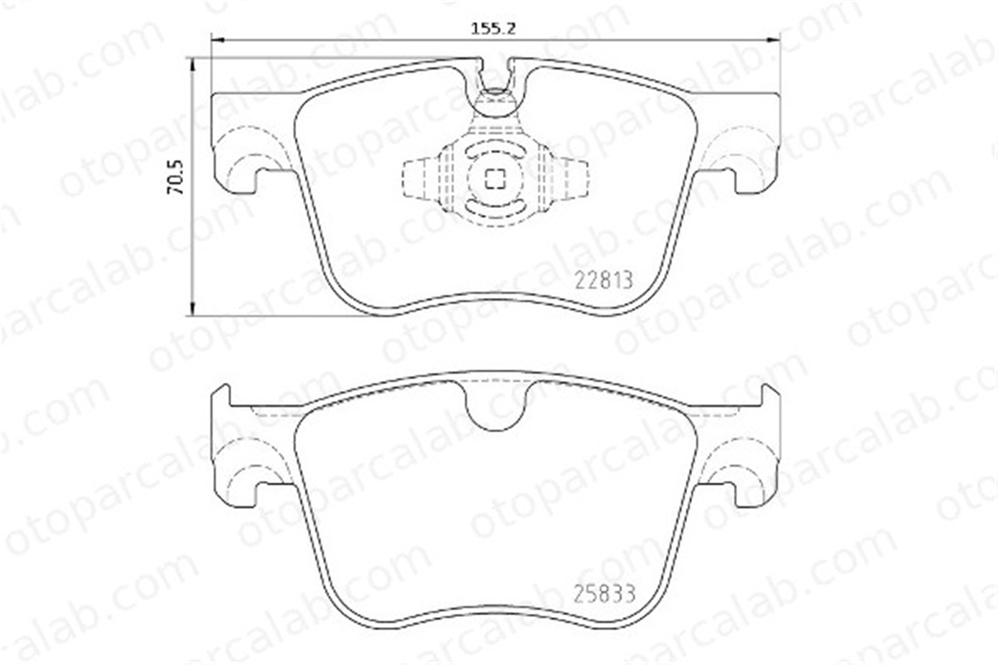 FTE 9001346 Fren Disk Balata Ön PEUGEOT 5008 II CITROËN C4 PICASSO II 95525370 1623162380