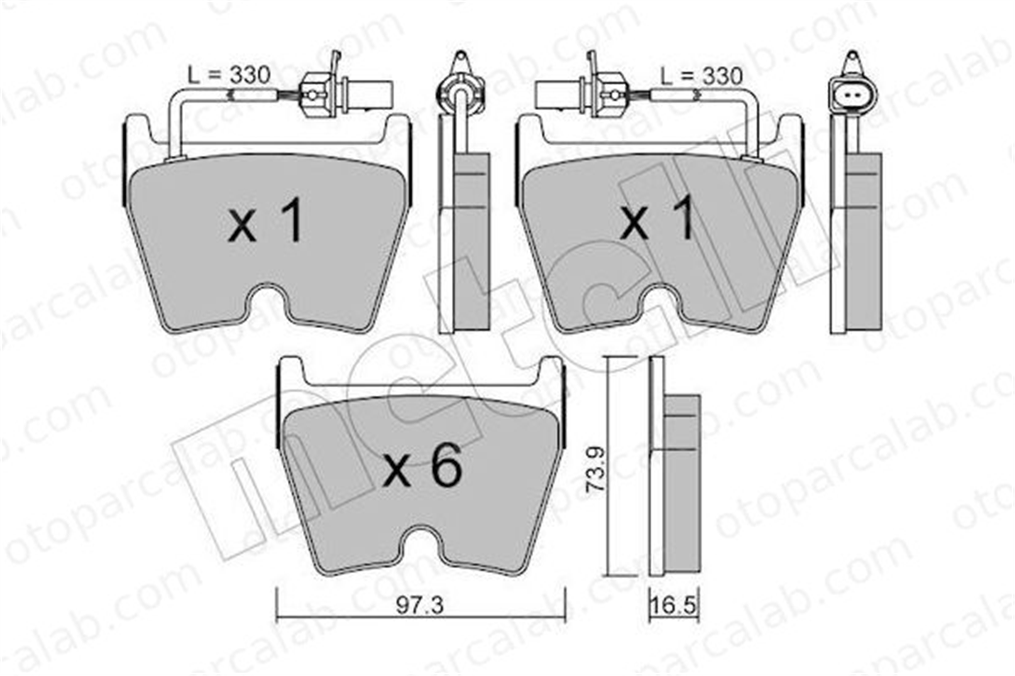 FTE 9001529 Fren Disk Balata Ön AUDI A4 B8 Avant A5 420698151C 420698151D
