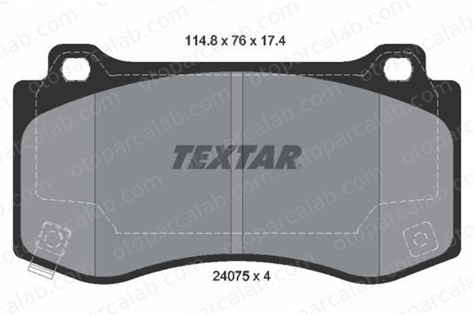 FTE 9001857 Fren Disk Balata Ön CHRYSLER 300C 300C Touring 5174311AA 5174311AB