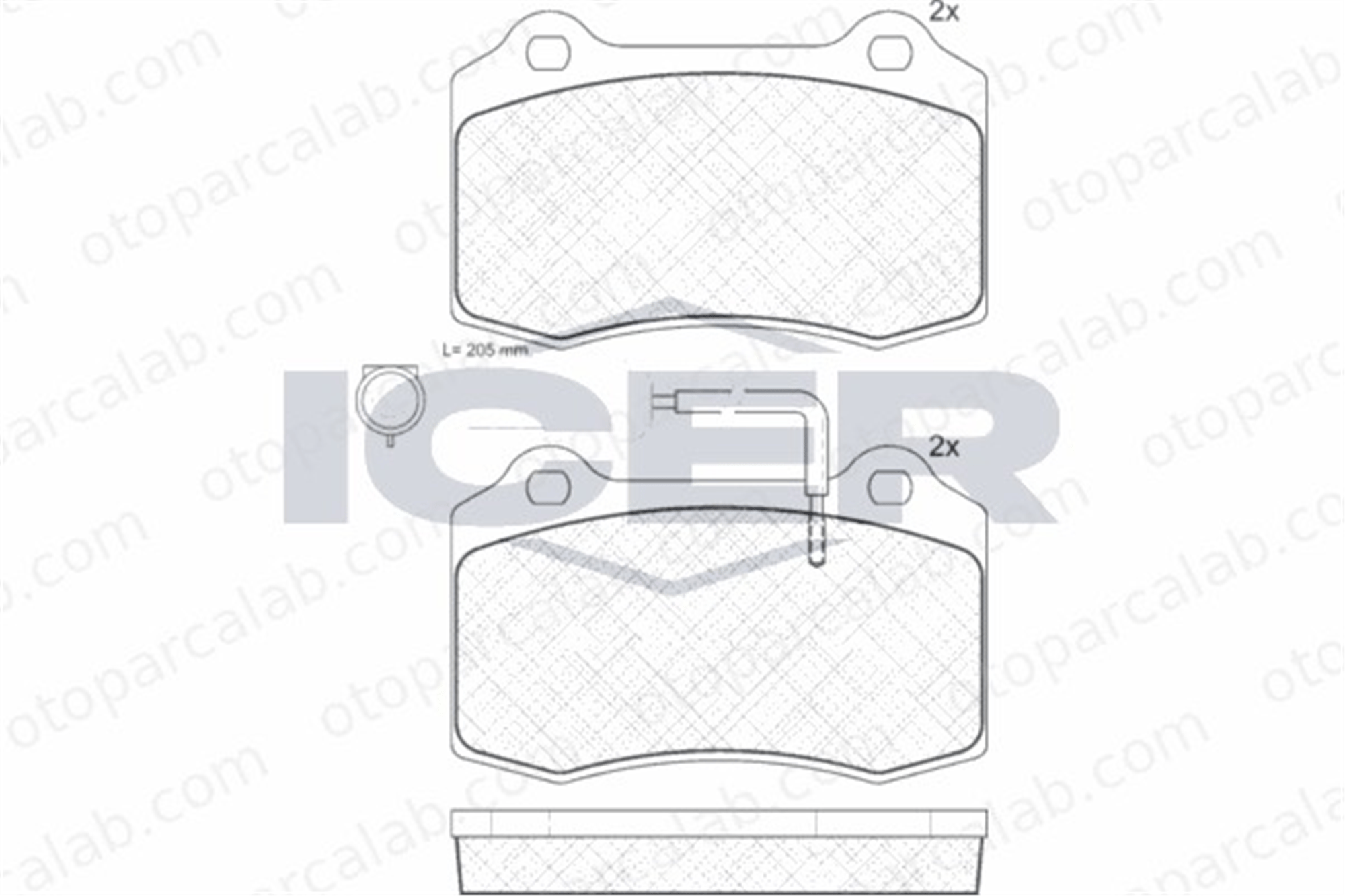 FTE 9001976 Fren Disk Balata Ön DODGE VIPER Cabrio LANCIA DELTA I 4897218AA 4897218AB