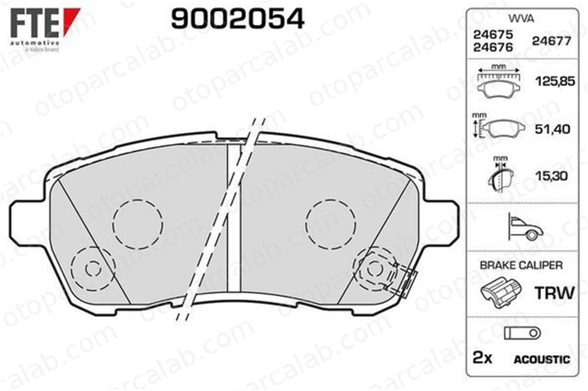 FTE 9002054 Fren Disk Balata Ön SUZUKI SWIFT V SWIFT IV 4465B1191 5581052R50