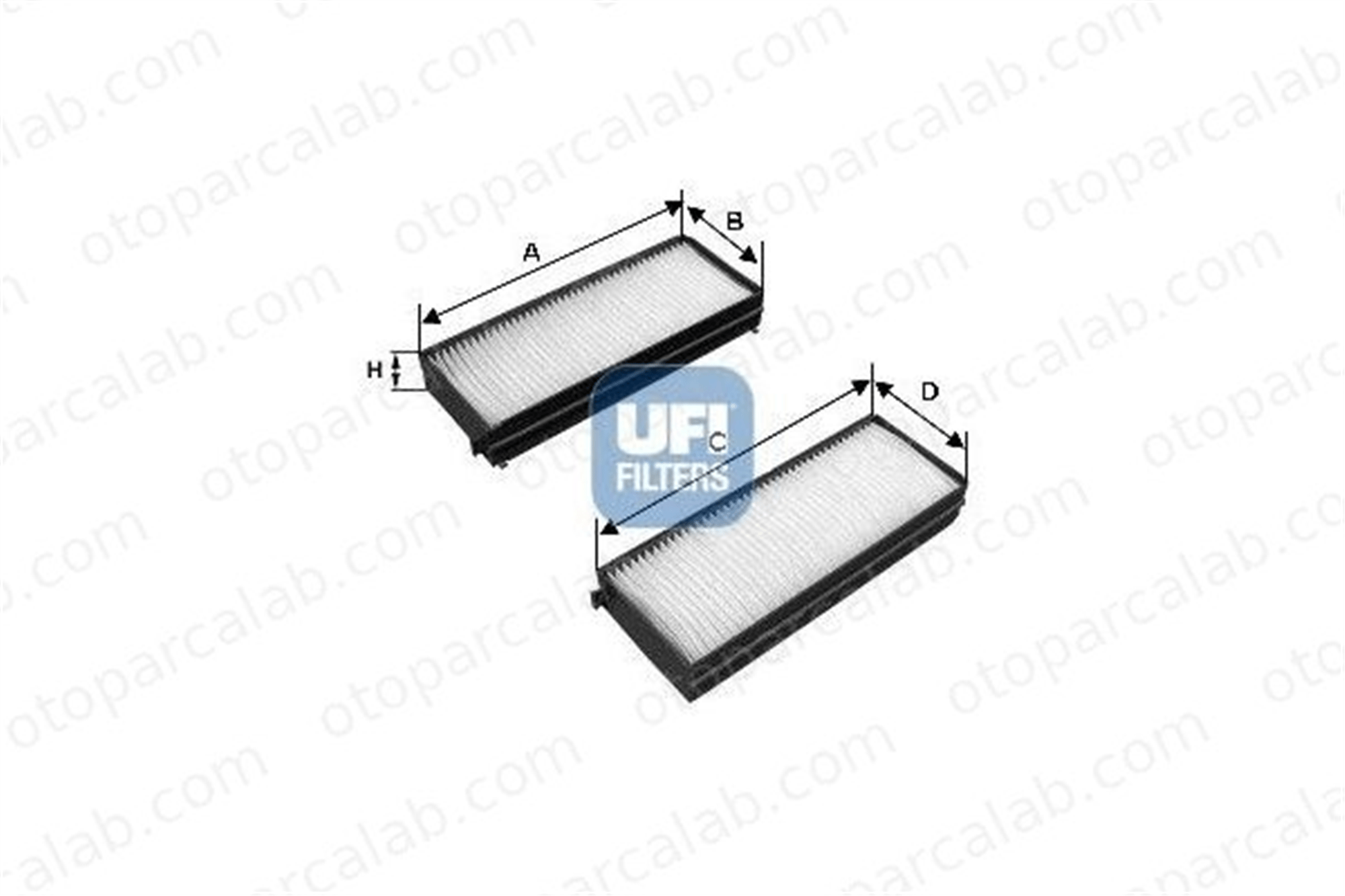 FUJI FHP00671-2 Polen Filtresi HYUNDAI SANTA FÉ I SONATA IV 976193D000 976193D100