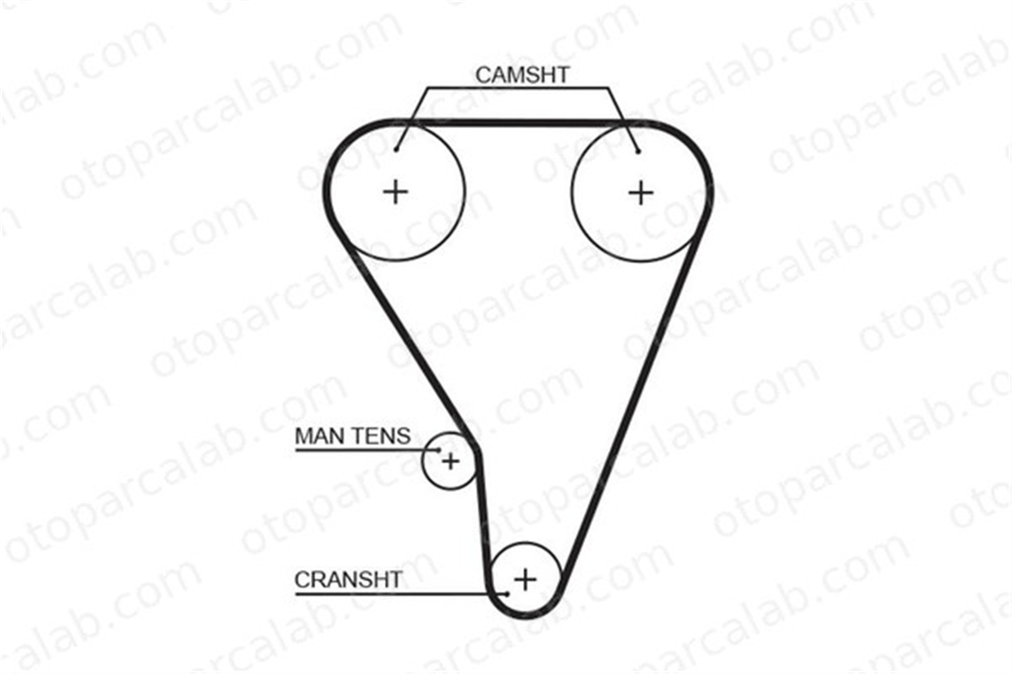 GATES 5117XS Triger Kayışı TOYOTA CELICA Hatchback COROLLA Coupe 1356816010 PMTB67