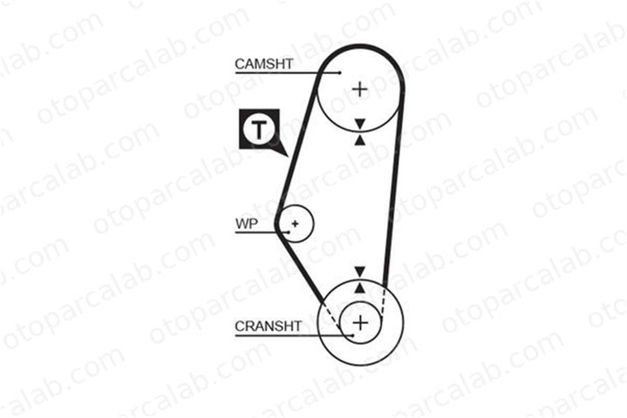 GATES 5311 Triger Kayışı VW POLO Coupe POLO II 30109119A 030109119A