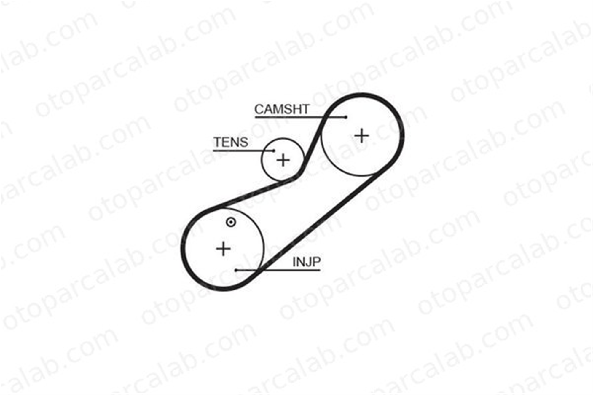 GATES 5464XS Triger Kayışı HONDA CIVIC VI Fastback ROVER 200 II Hatchback 14320P5TG00 GTB2004