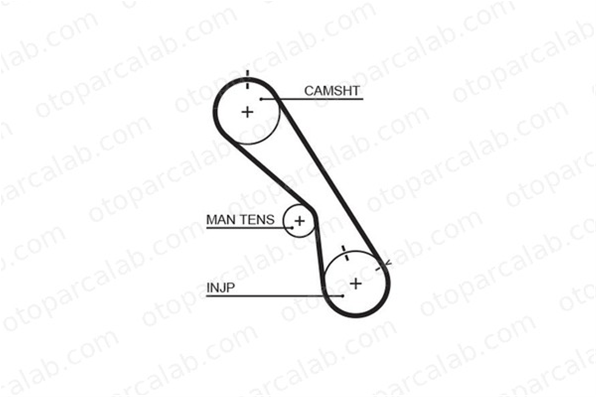 GATES 5474XS Triger Kayışı TOYOTA LAND CRUISER 100 LAND CRUISER 80 1356817020 1356817021