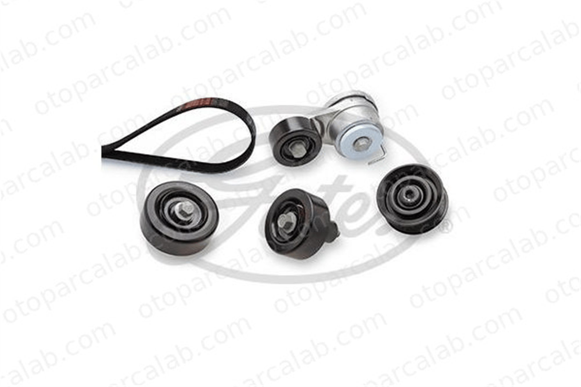 GATES K056PK2413 Vantilatör Kayış Seti HYUNDAI SANTA FÉ III SANTA FE IV